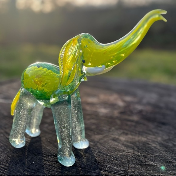Murano Other - Vintage Murano Art Glass Elephant Sculpture